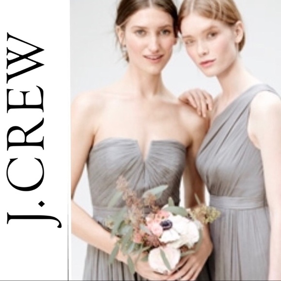 J. Crew Dresses & Skirts - NWT J Crew Nadia Silk Chiffon Strapless Dress